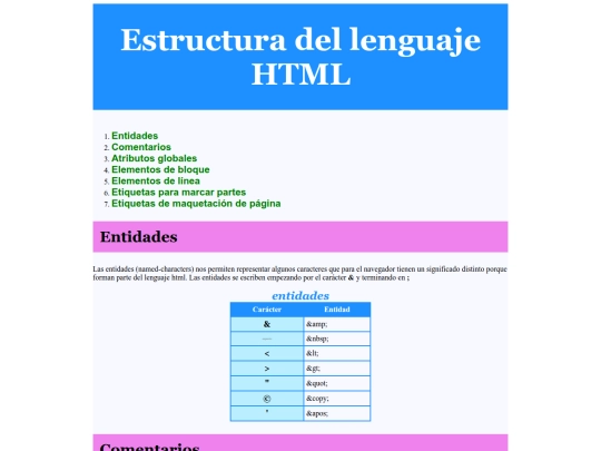 ESTRUCTURADELHTML/Estructuradelhtml screenshot