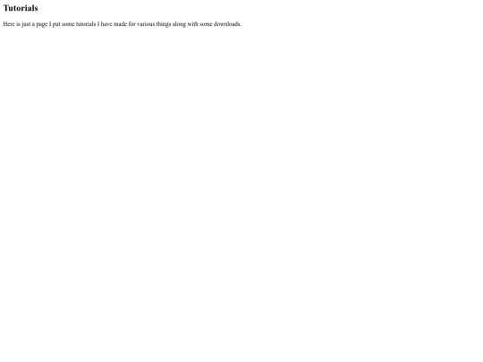 inc/content_tutorials screenshot