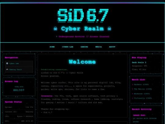 index screenshot