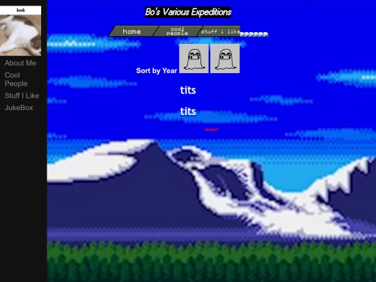 test screenshot