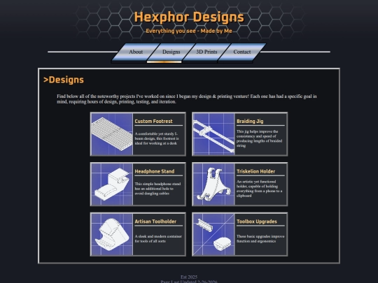 designs screenshot