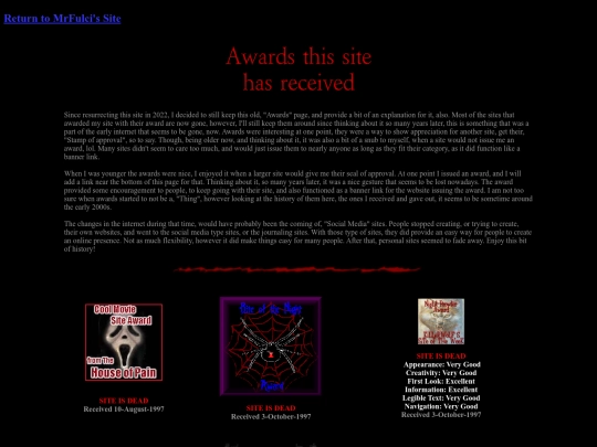 awards screenshot