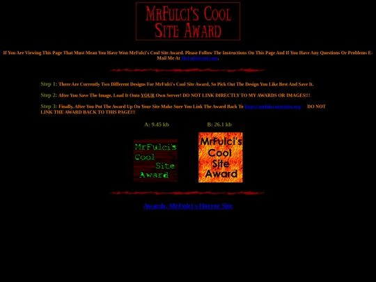 hiddenaward screenshot