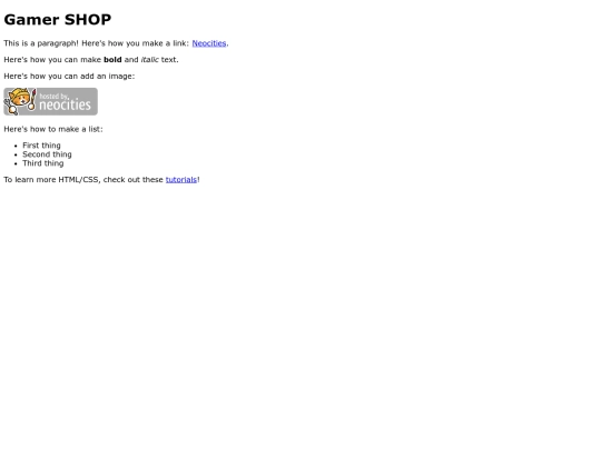 index screenshot