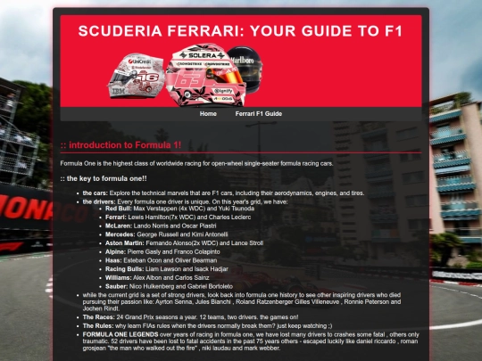formulaone screenshot