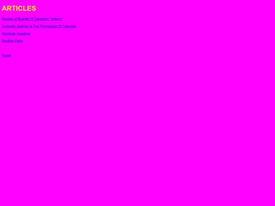 Articles screenshot