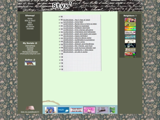 blog screenshot