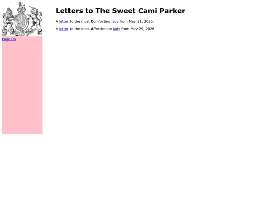 Letters/Cami/IndexCami screenshot