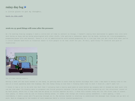 minilog screenshot
