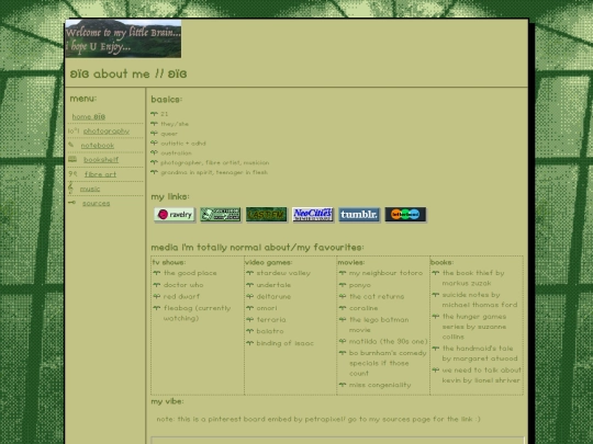 aboutme screenshot
