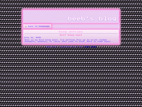 blog screenshot
