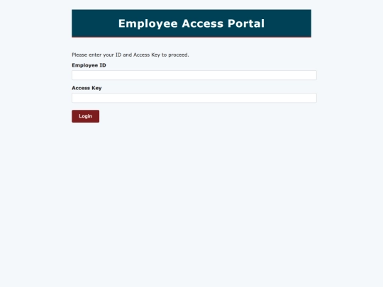 Employee screenshot