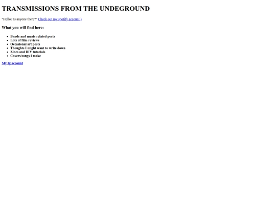 index screenshot