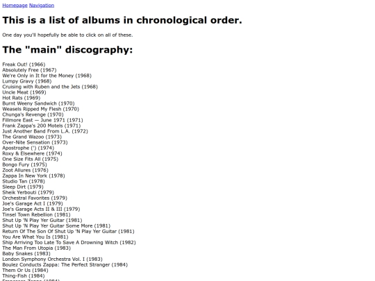 albums screenshot