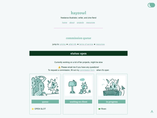 queue screenshot
