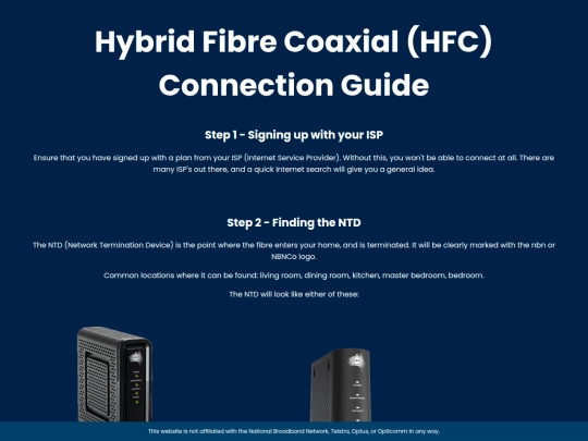 connectiontype/hfc screenshot