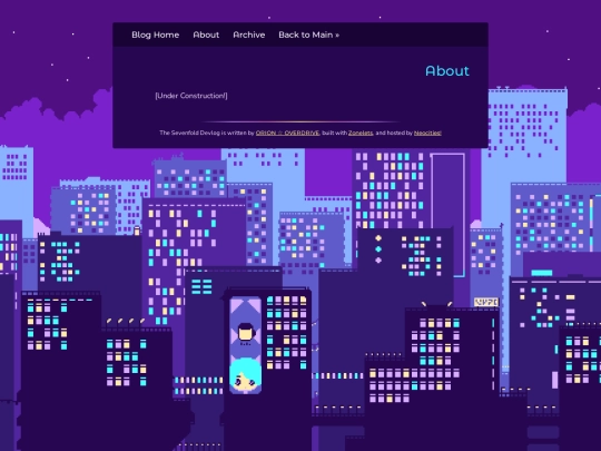 blog/about screenshot
