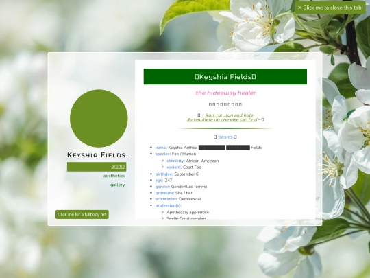ocs/keyshia-fields screenshot