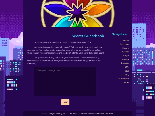 secretguestbook screenshot