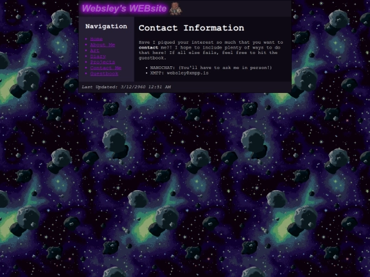 contact screenshot