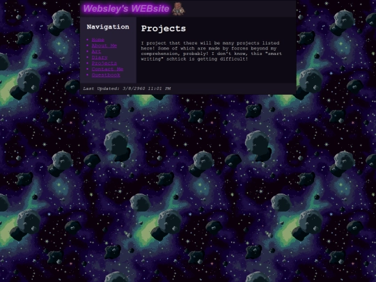 projects screenshot
