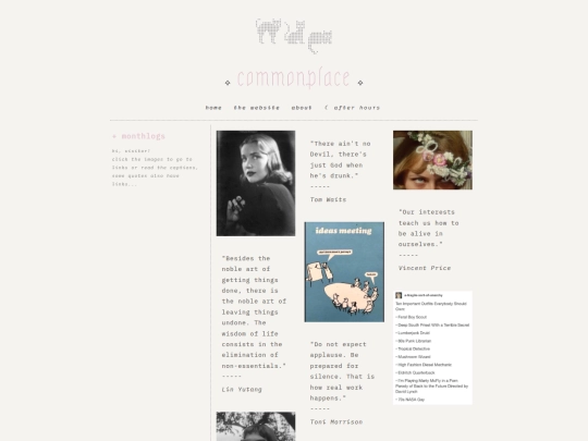commonplace screenshot