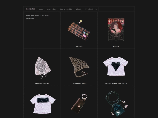 creation-projects screenshot