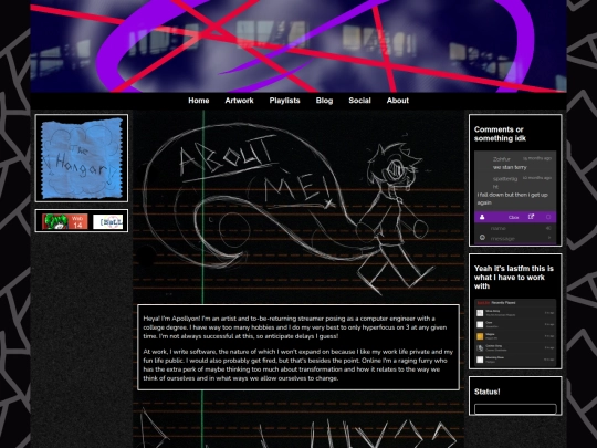 pages/about screenshot