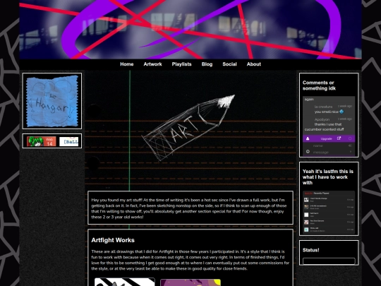 pages/artwork screenshot
