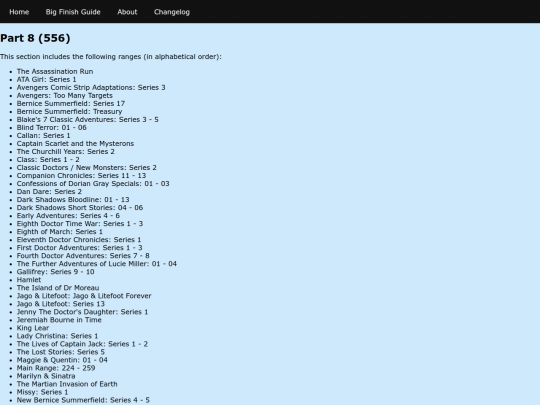 bigFinishP8 screenshot