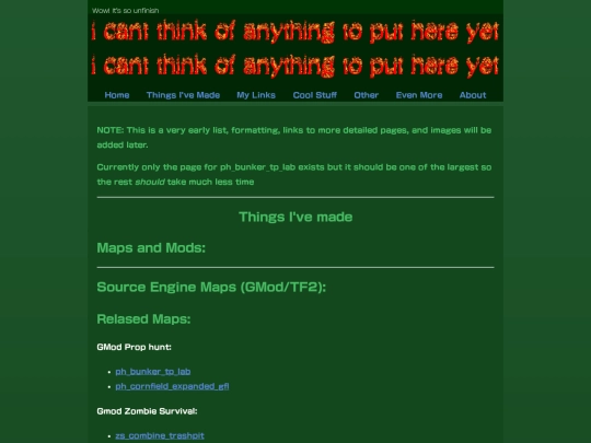 creations screenshot