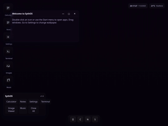SythOS screenshot