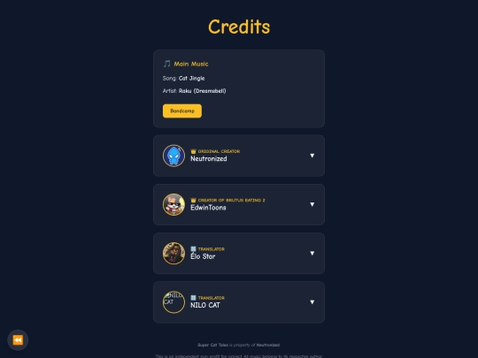 brutus-eating-2/credits screenshot