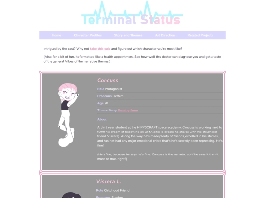 CharacterProfiles screenshot