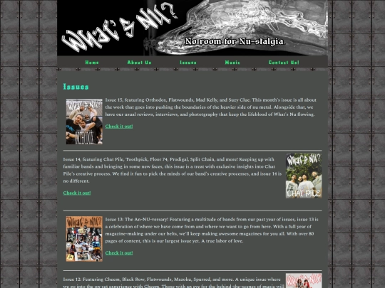 issues screenshot
