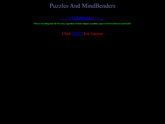 puzzles screenshot