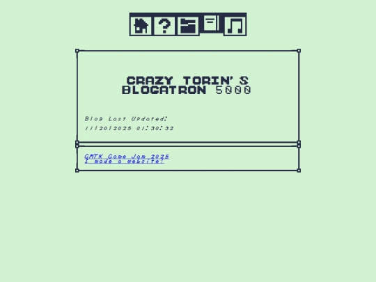 blog screenshot