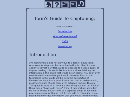 chiptuneguide screenshot