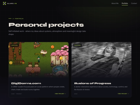 portfolio screenshot