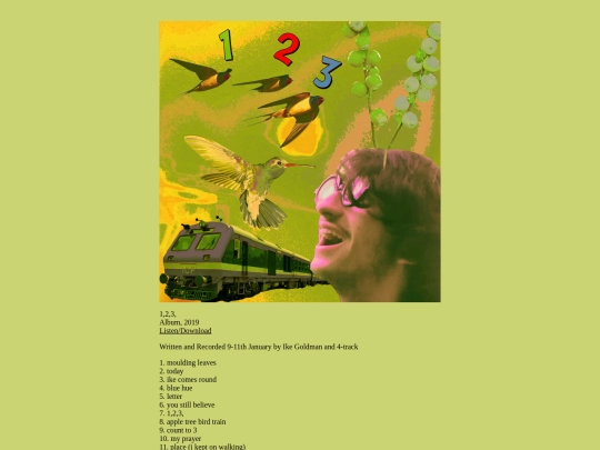 discography/1,2,3, screenshot