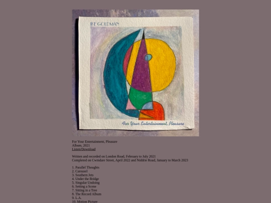 discography/foryourentertainmentpleasure screenshot