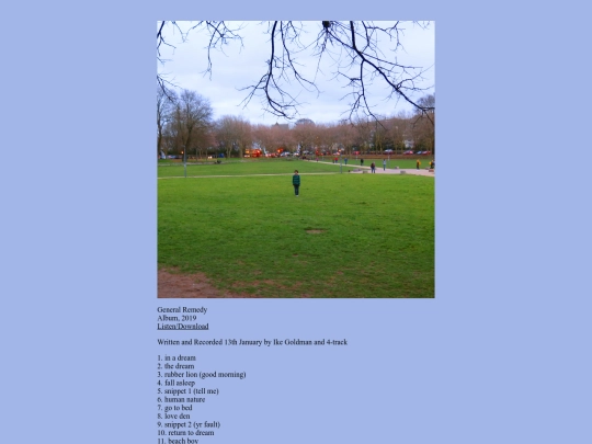 discography/generalremedy screenshot