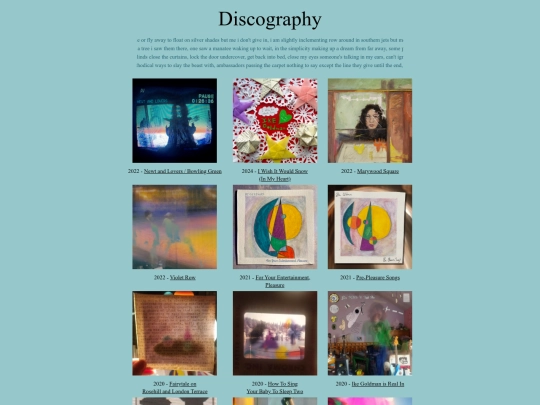 discography screenshot