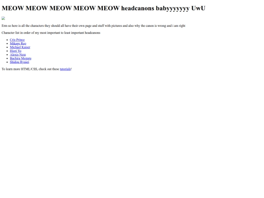index screenshot