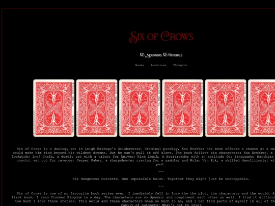sixofcrowssite/sixofcrows screenshot