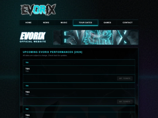 tourdates screenshot