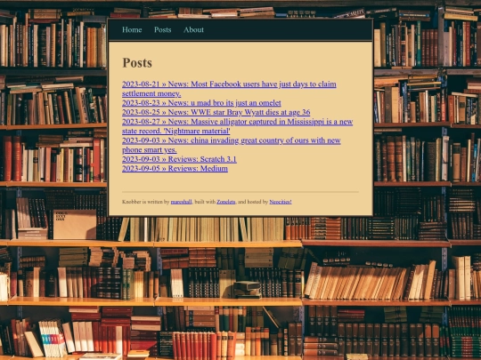 posts screenshot