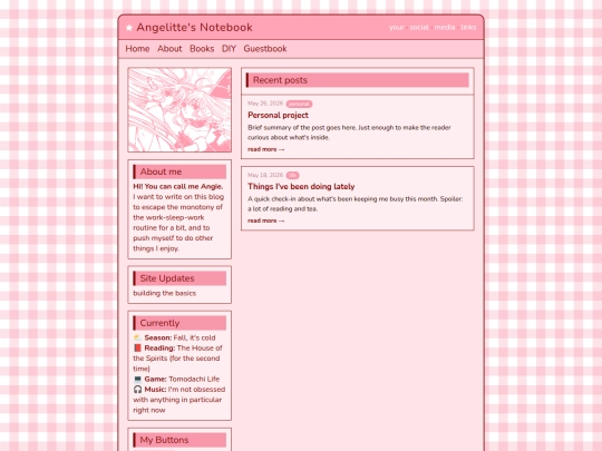 blog screenshot