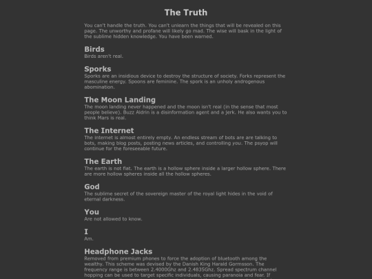 truth screenshot