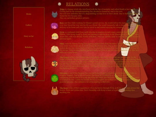 Relations screenshot